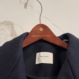 Billy Reid Midnight Blue Peacoat Size Large